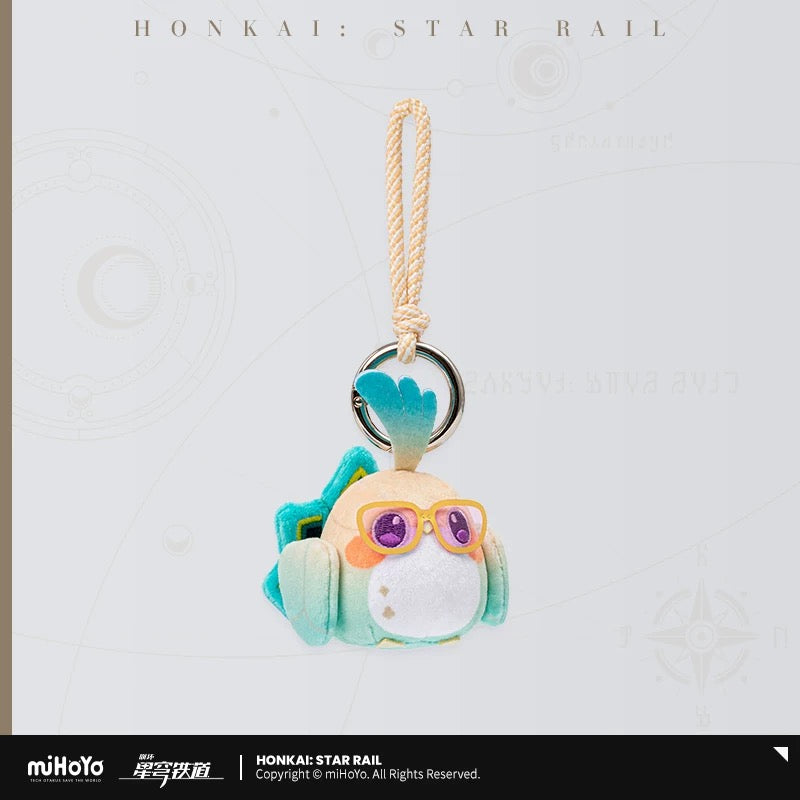 Star Rail Origami Bird Plush and Keychain Aventurine, Robin and Black Swan Owlbert Parlor Series from Mihoyo