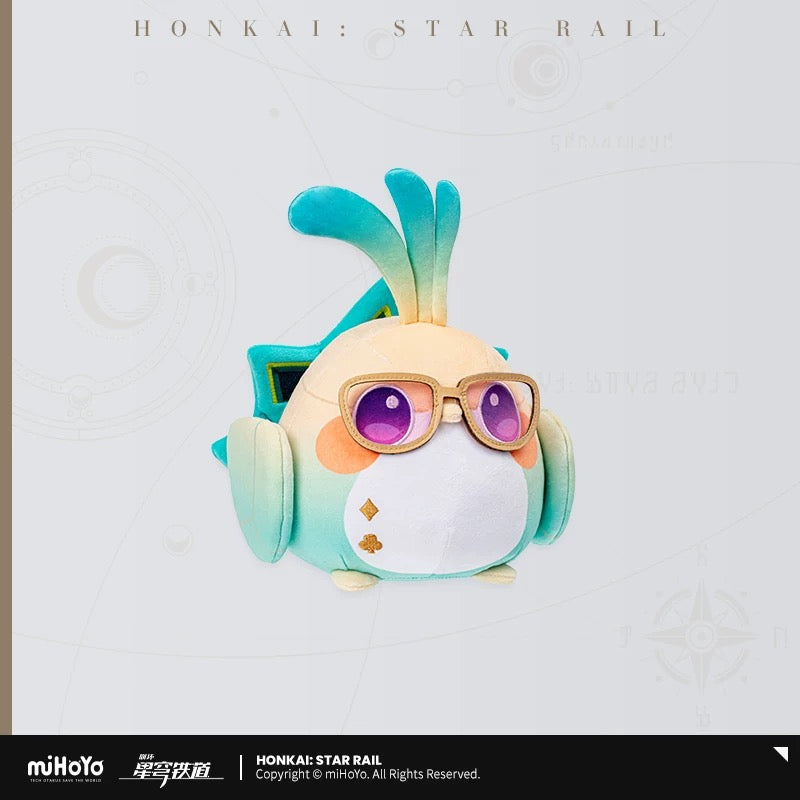 Star Rail Origami Bird Plush and Keychain Aventurine, Robin and Black Swan Owlbert Parlor Series from Mihoyo