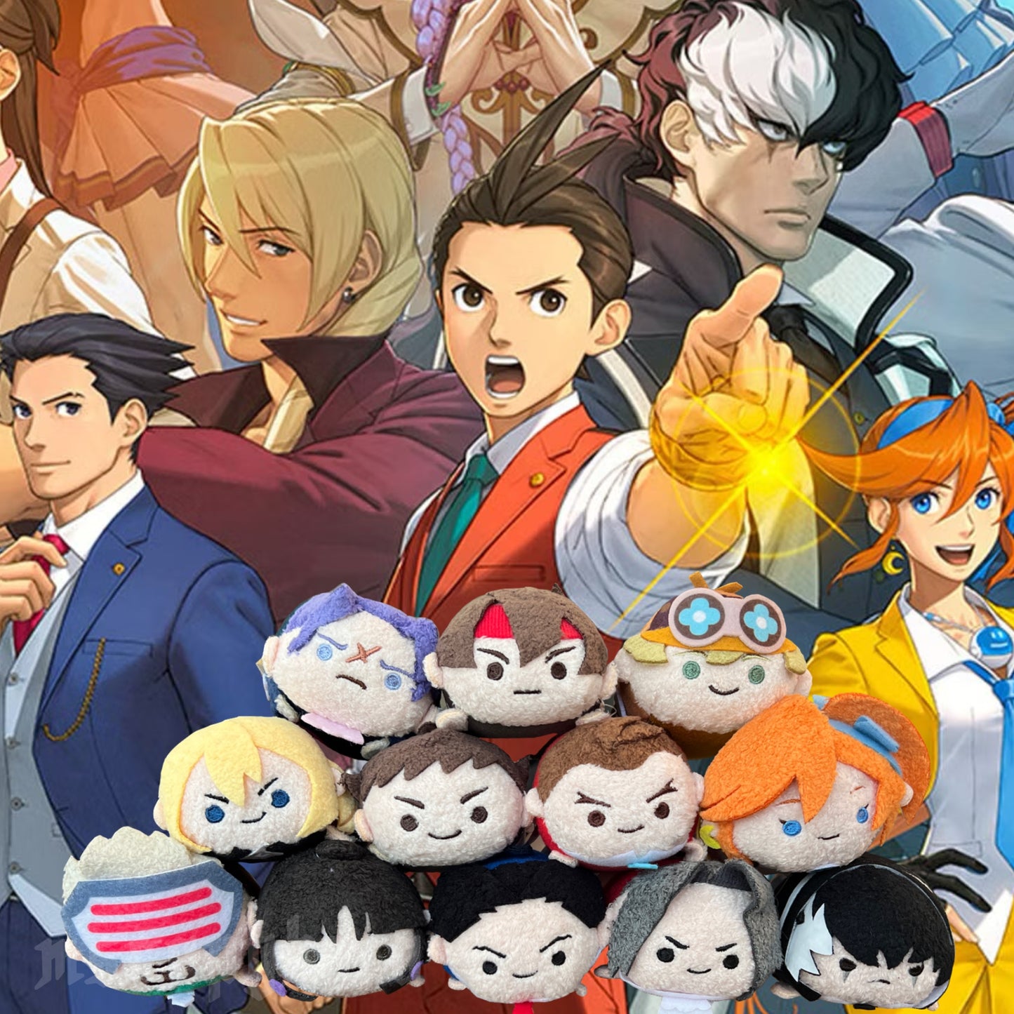 Ace Attorney Capcorom Tsum Tsum Plush