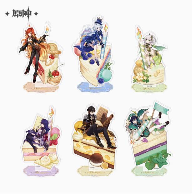Genshin Impact Anniversary Celebration Series Acrylic Character Stand