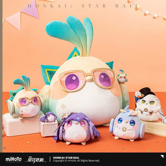 Star Rail Origami Bird Plush and Keychain Aventurine, Robin and Black Swan Owlbert Guest Room Series from Mihoyo