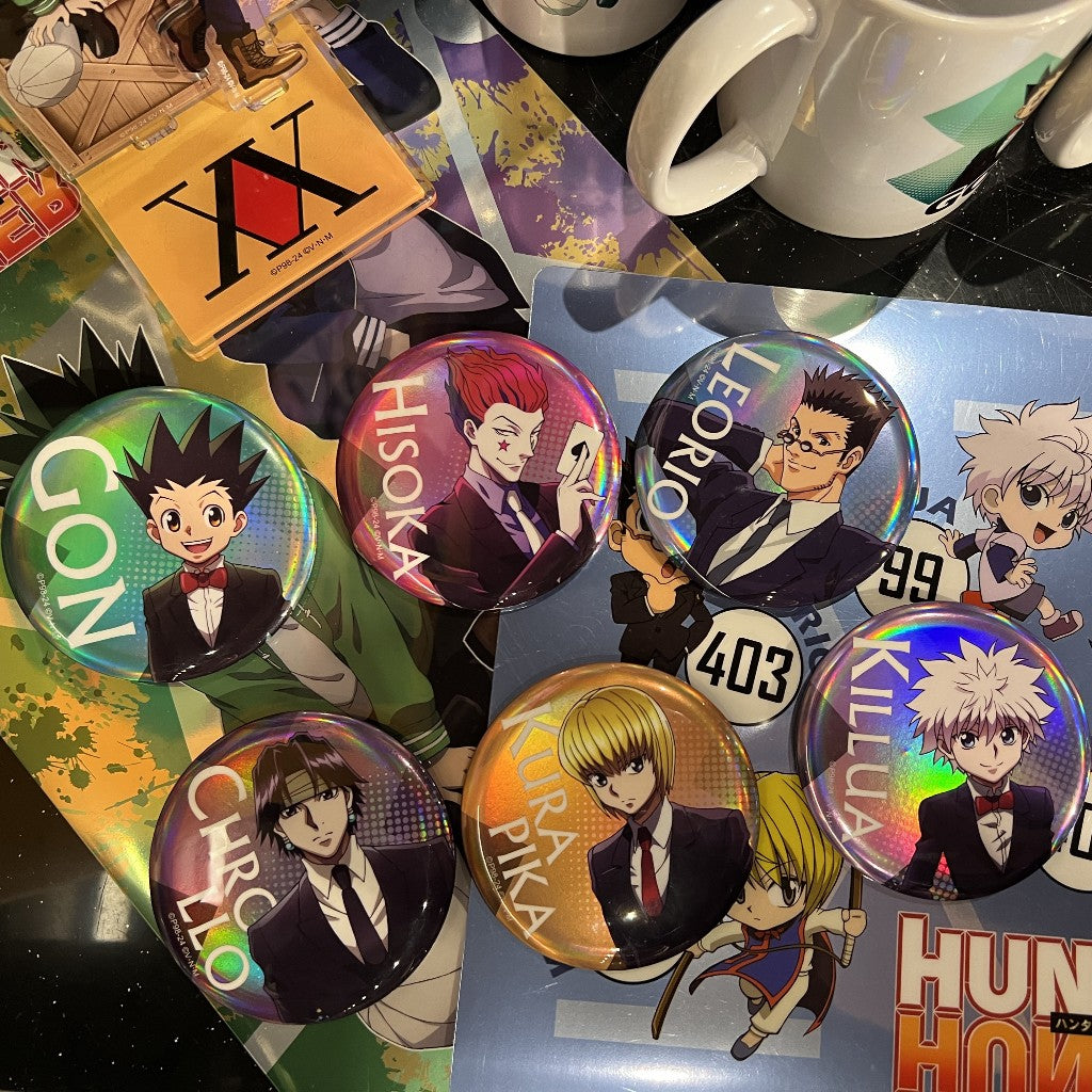 Hunter x Hunter Taipei Pop Up Cafe Badge [Random]